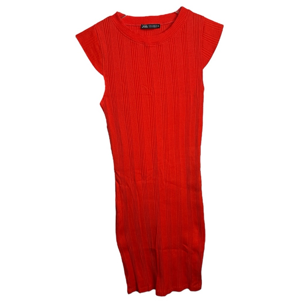Zara Red Knit Dress